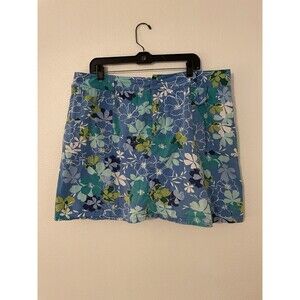 WHITE STAG STRETCH WOMENS SKIRT SKORT WITH BUILT SHORTS SIZE 18